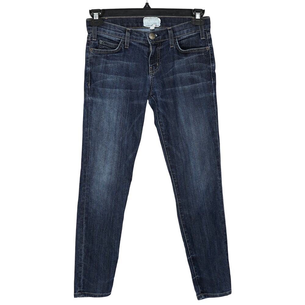 Current Elliot Jeans Womens Sz 0 The Stiletto Skinny Blue Stretch Denim 24 Waist